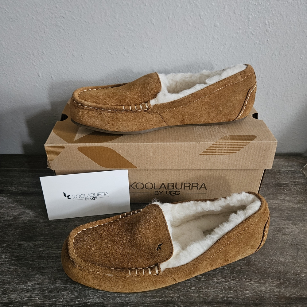 Koolaburra Brown Suede Slip-Ons NIB